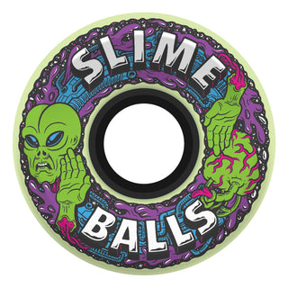 Slime Balls Skateboard Wheels 60mm Alien OG Slime 78A Glow in the Dark