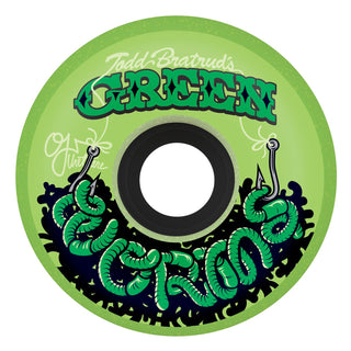 OJ Skateboard Wheels 60mm Green Worms Super Juice 78A Green