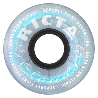 Ricta Skateboard Wheels 57mm Iridescent Clouds 78A Blue
