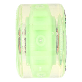 Slime Balls Skateboard Wheels 60mm Jelly Fish Light Ups OG Slime 78A Glow with Bronson Bearings