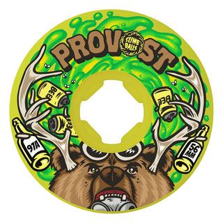 Slime Balls Skateboard Wheels 56mm Provost Beer Guest Vomit Mini 97A Green