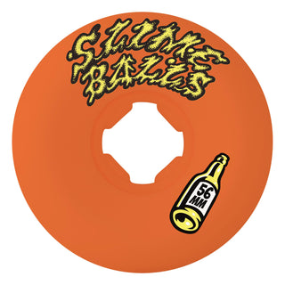 Slime Balls Skateboard Wheels 54mm Provost Beer Guest Vomit Mini 97A Orange