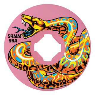 Slime Balls Skateboard Wheels 54mm Kendall Snake Hardline 95A Pink