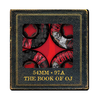 OJ Skateboard Wheels 54mm The Book of Bloodsuckers Hardline 97A Black