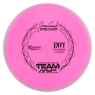 Axiom Disc Golf Electron Soft James Conrad Signature Envy Putter 3/3/-1/2 Pink/Lavender 171 grams