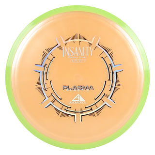 Axiom Disc Golf Plasma Insanity Distance Driver 9/5/-2/1.5 Peach/Green 167 grams