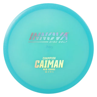 Innova Disc Golf Champion Caiman Midrange Disc 5.5/2/0/4 Blue/Gold Holo 173 grams