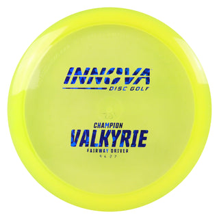 Innova Disc Golf Champion Valkyrie Fairway Driver 9/4/-2/2 Yellow/Navy Shatter 165 grams