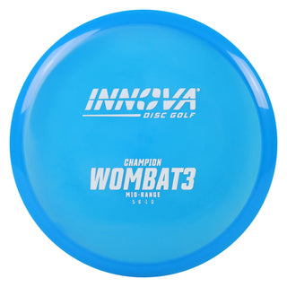 Innova Disc Golf Champion Wombat3 Midrange Disc 5/6/-1/0 Blue/White 173 grams