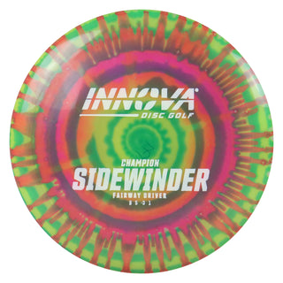 Innova Disc Golf Champion I-Dye Sidewinder Fairway Driver 9/5/-3/1 Green Pink Swirl/White 171 grams