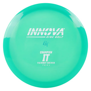 Innova Disc Golf Champion IT Fairway Driver 7/6/-2/1 Aqua Green/White 171 grams