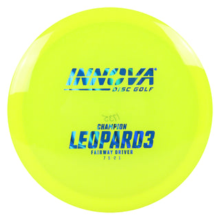 Innova Disc Golf Champion Leopard3 Fairway Driver 7/5/-2/1 Yellow/Blue Waves 173 grams