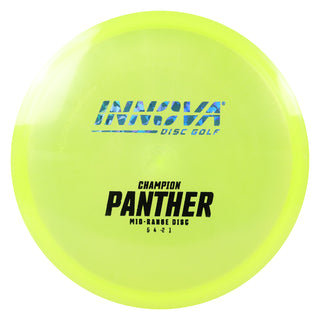 Innova Disc Golf Champion Panther Midrange Disc 5/4/-2/1 Yellow/Blue Shatter/Black 173 grams