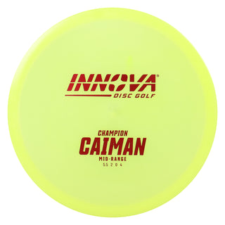 Innova Disc Golf Champion Caiman Midrange Disc 5.5/2/0/4 Yellow/Red 173 grams