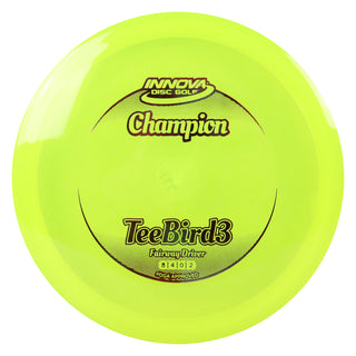 Innova Disc Golf Champion Teebird3 Fairway Driver 8/4/0/2 Yellow/Red Metallic 166 grams