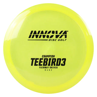 Innova Disc Golf Champion Teebird3 Fairway Driver 8/4/0/2 Yellow/Black 173 grams