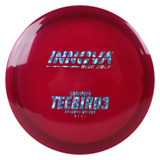 Innova Disc Golf Champion Teebird3 Fairway Driver 8/4/0/2 Red/Blue Shatter 171 grams