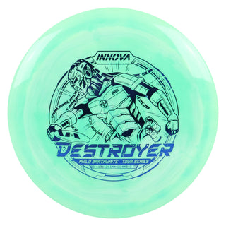 Innova Disc Golf Philo Brathwaite Tour Series Star Destroyer 12/5/-1/3 Lime/Blue 167 grams