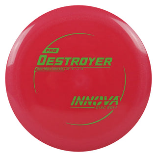 Innova Disc Golf Pro Destroyer Distance Driver 12/5/-1/3 Red/Green 166 grams