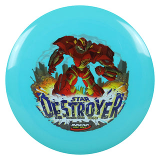Innova Disc Golf Star Innvision Destroyer Distance Driver 12/5/-1/3 Teal/Red 173 grams