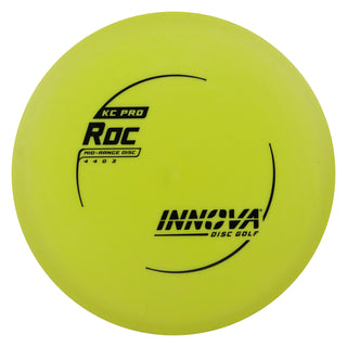 Innova Disc Golf Pro KC Roc Midrange Disc 4/4/0/3 Yellow/Black 180 grams