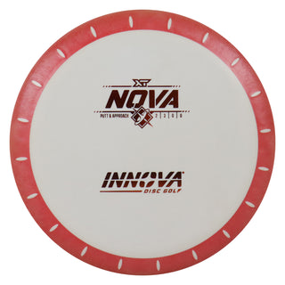 Innova Disc Golf Overmold XT Nova Putting Disc 2/3/0/0 White Red/Orange 168 grams