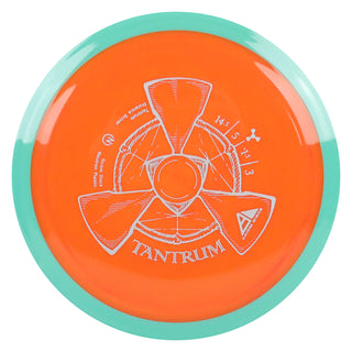 Axiom Disc Golf Neutron Tantrum Distance Driver 14.5/5/-1.5/3 Orange/Teal 172 grams