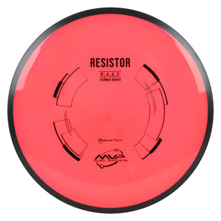 MVP Disc Golf Neutron Resistor Fairway Driver 6.5/4/0/3.5 Neon Red 164 grams