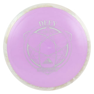 Axiom Disc Golf Fission Defy Distance Driver 11/5/-1/3 Purple/White Cream 161 grams
