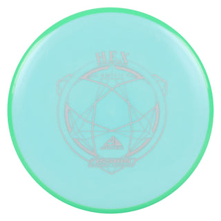 Axiom Disc Golf Fission Hex Midrange 5/5.5/-1/1 Teal/Green 162 grams