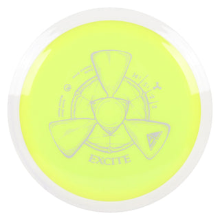 Axiom Disc Golf Neutron Excite Distance Driver 14.5/5.5/-2/2 Yellow/White 172 grams