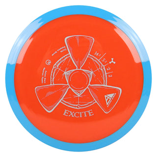 Axiom Disc Golf Neutron Excite Distance Driver 14.5/5.5/-2/2 Orange/Blue 171 grams