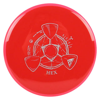 Axiom Disc Golf Neutron Hex Midrange 5/5/-1/1 Red/Pink 165 grams