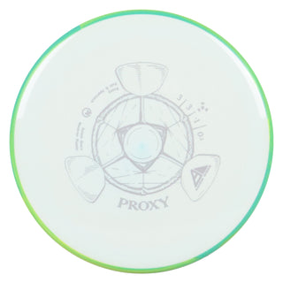 Axiom Disc Golf Neutron Proxy Putter 3/3/-1/0.5 White/Green Lime 173 grams