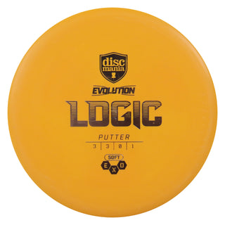 Discmania Disc Golf Exo Soft Logic Putter 3/3/0/1 Orange/Silver 173 grams