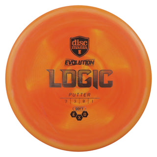 Discmania Disc Golf Exo Soft Logic Putter 3/3/0/1 Orange Red/Silver 173 grams