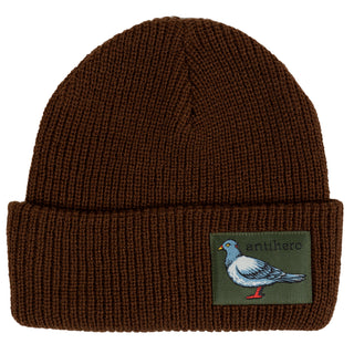 Anti Hero Skateboards Beanie Lil Pigeon Cuff Dark Brown