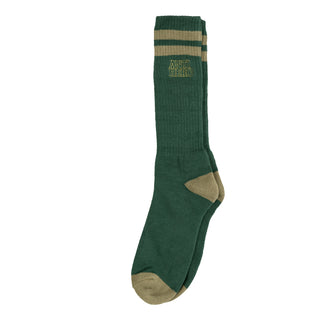 Anti Hero Skateboards Socks Black Hero Outline Forest Green/Camel