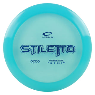 Latitude Disc Golf Opto Stiletto Distance Driver 13/3/0.5/5 Blue/Blue 173 grams