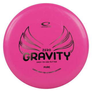 Latitude 64 Disc Golf Zero Gravity Pure Putter 3/3/-1/1 Pink/Silver 128 grams