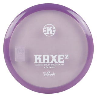 Kastaplast Disc Golf K1 Soft Kaxe Z Midrange 6/5/0/2 Clear Purple/White 173 grams