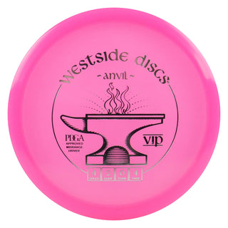 Westside Disc Golf VIP Anvil Midrange 4/2/0/4 Pink/Silver 168 grams