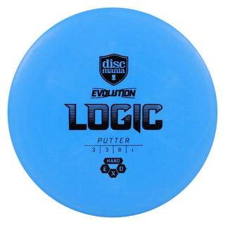 Discmania Disc Golf Exo Hard Logic Putter 3/3/0/1 Blue/Black 173 grams