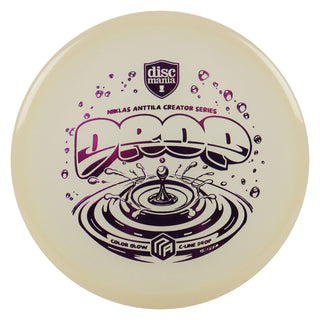 Discmania Disc Golf C-Line Niklas Anttila Color Glow Drop Putter 4/3/0/3 Glow/Purple 173 grams