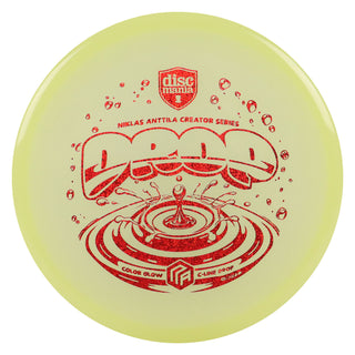 Discmania Disc Golf C-Line Niklas Anttila Color Glow Drop Putter 4/3/0/3 Glow/Red Shimmer 173 grams