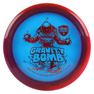 Discmania Disc Golf Horizon C-Line Gavin Babcock Gravity Bomb PD2 Driver 12/4/0/4 Red Purple/Red 173 grams