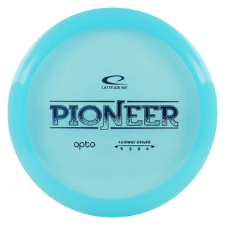 Latitude 64 Disc Golf Opto Pioneer Fairway Driver 9/3/0/4 Blue/Blue 174 grams