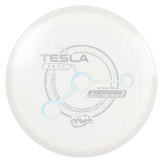 MVP Discs Sports Project Lab Coat Fission Tesla Distance Driver 9/5/-1.5/2 White 149 grams