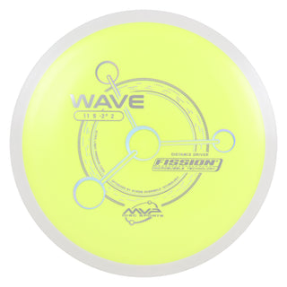 MVP Discs Sports Project Lab Coat Fission Wave Distance Driver 11/5/-2.5/2 Yellow 158 grams