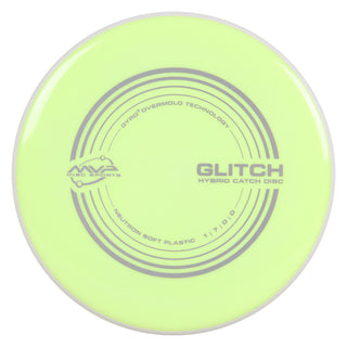 MVP Discs Sports Project Lab Coat Neutron Soft Glitch Hybrid Catch Putter 1/7/0/0 Neon Lime 153 grams